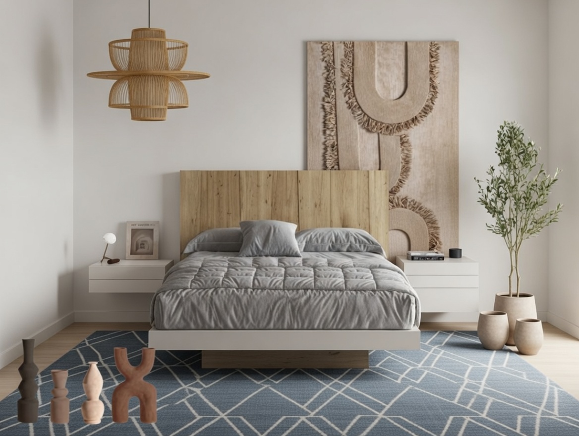 Pack dormitorio con cabecero y 2 mesitas PM76/237