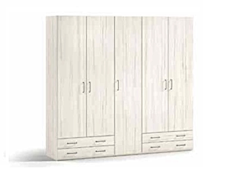 Armario MD208/605 de 5 puertas y 4 cajones en varios acabados – Mobles Guillen