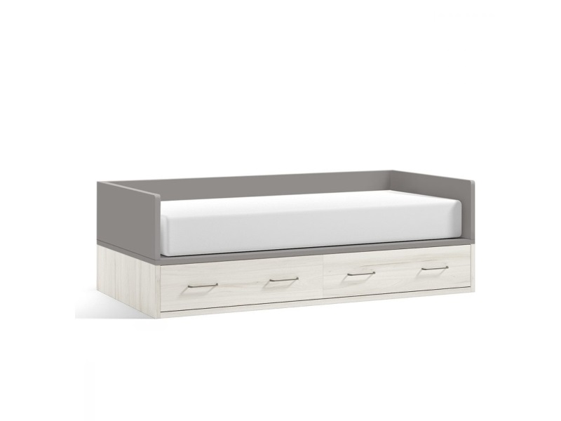 Cama Juvenil MD067/605 compacta con 2 baúles para almacenaje, disponible en varias medidas y colores – Mobles Guillen Valencia