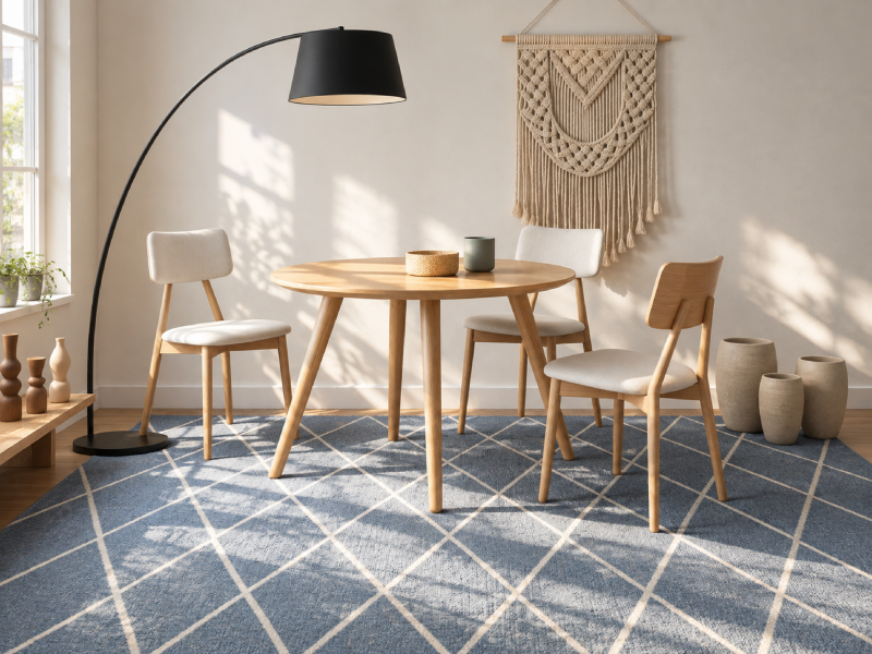 Pack comedor con mesa redonda y 4 sillas MD511/177