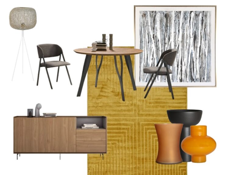 Pack comedor con mesa redonda y 4 sillas MD508/177 - Imagen 3